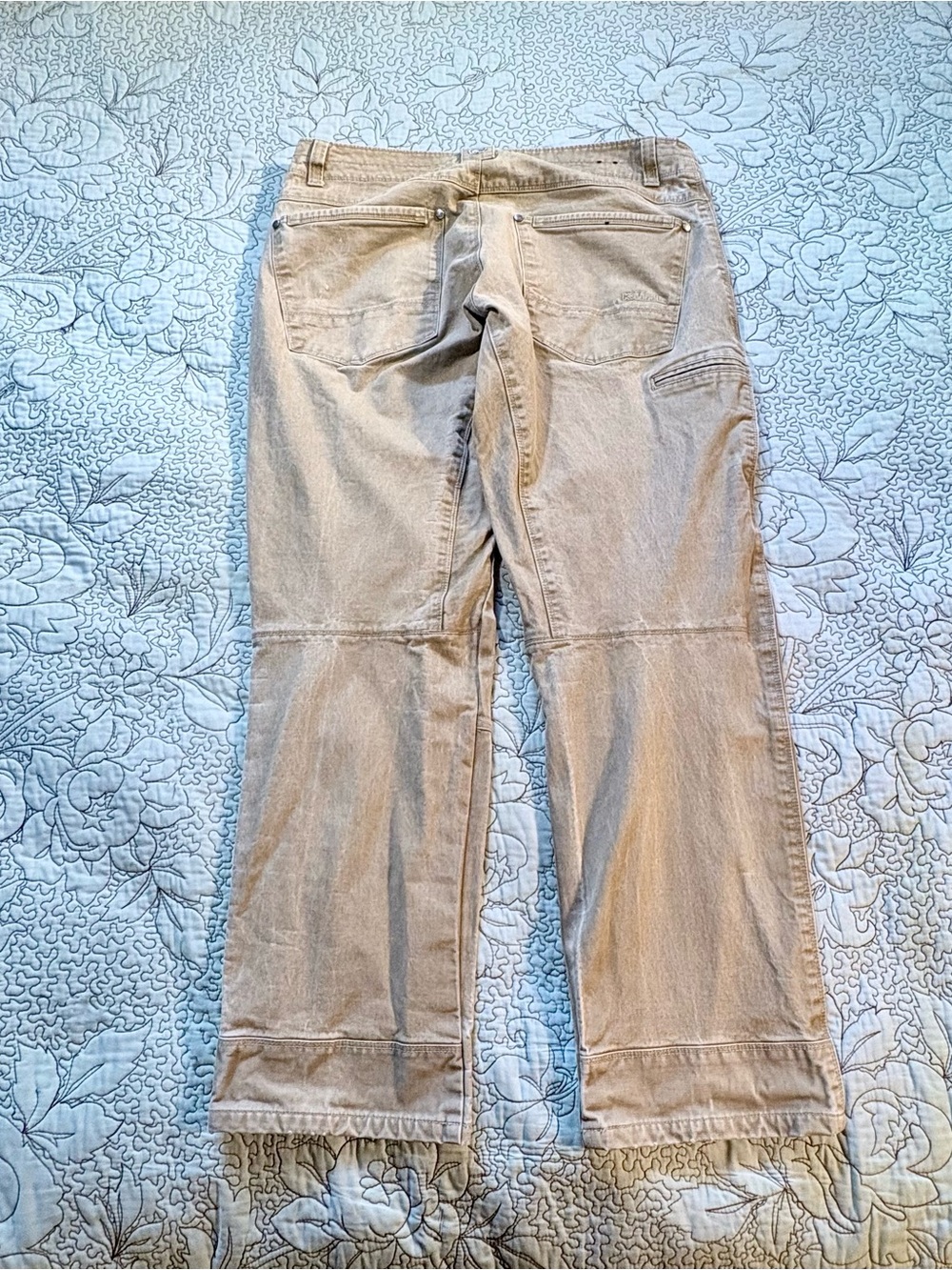 KÜHL RYDR Khaki Utility Hiking Work Pants Articulated Knee Men’s 34x30🧡 - Picture 3 of 12